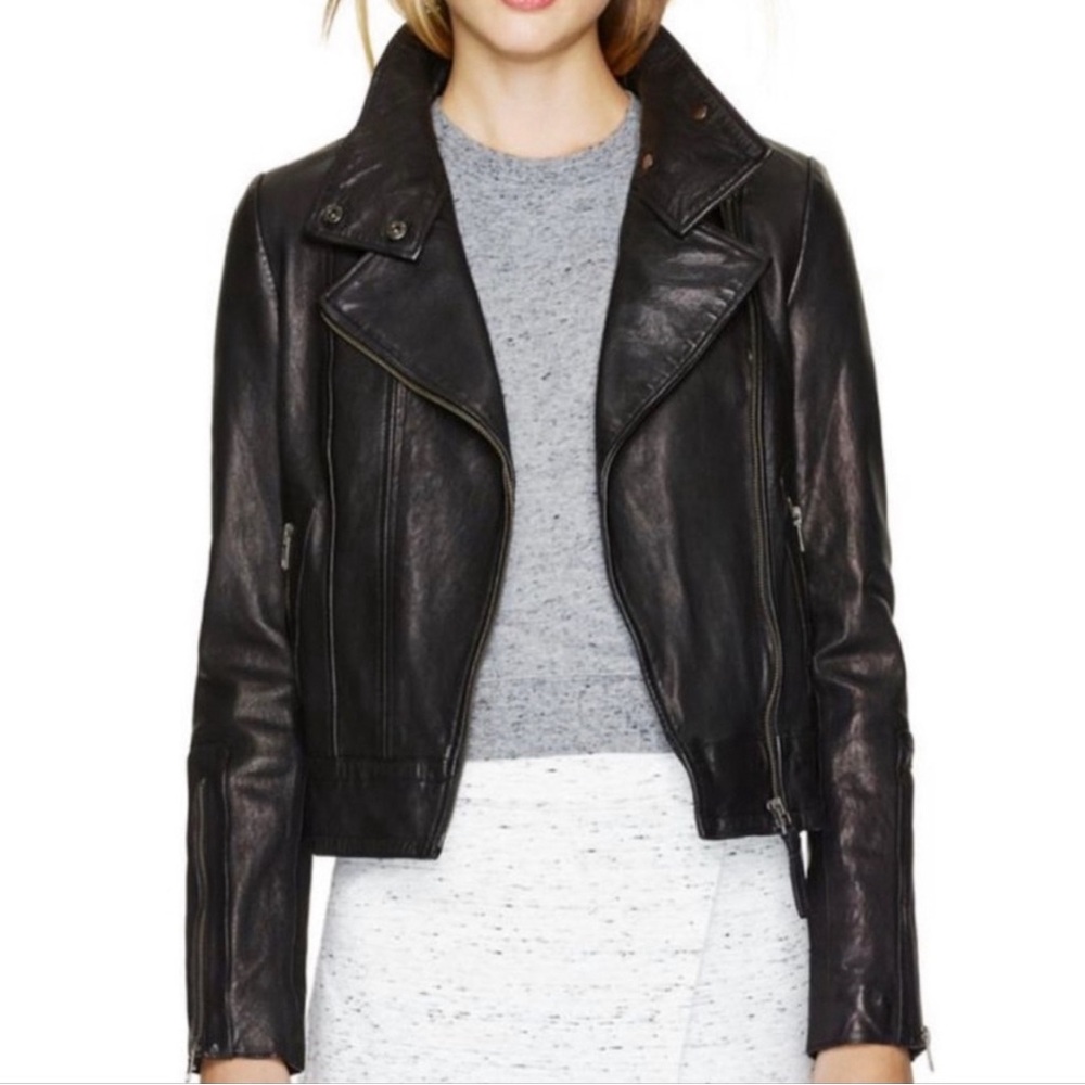Aritzia Mackage Leather Jacket XXS